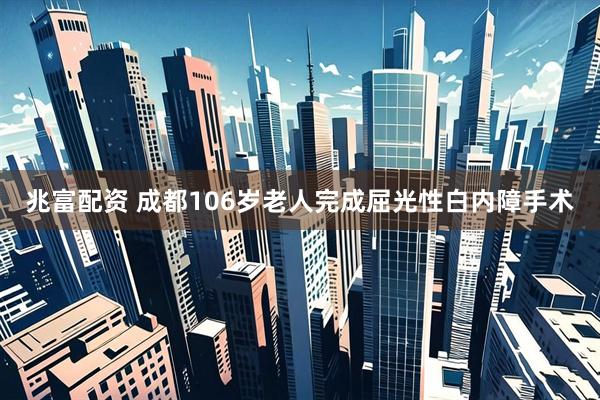 兆富配资 成都106岁老人完成屈光性白内障手术
